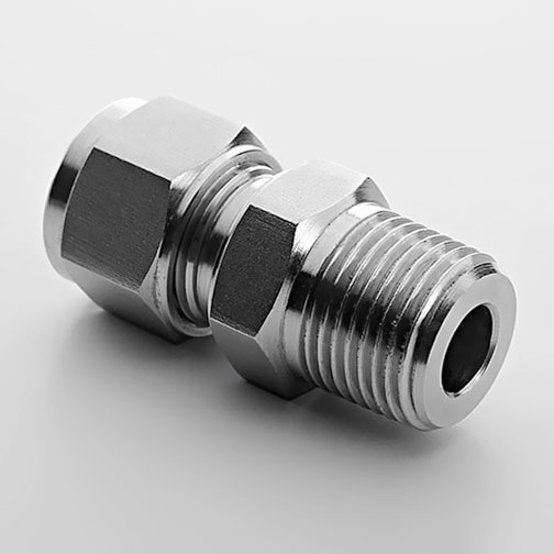 1/4 外徑 NPT SS316 外螺紋管接頭